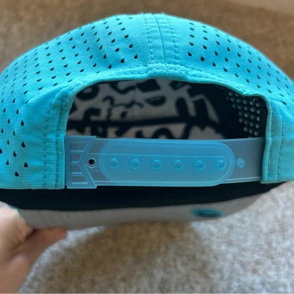 Melin Coronado Splash Hydro Neon Blue Flamingo Snapback Hat Good Vibes 56-60cm - Picture 15 of 15